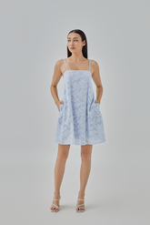 Dani Textured Slip Dress in Cloud